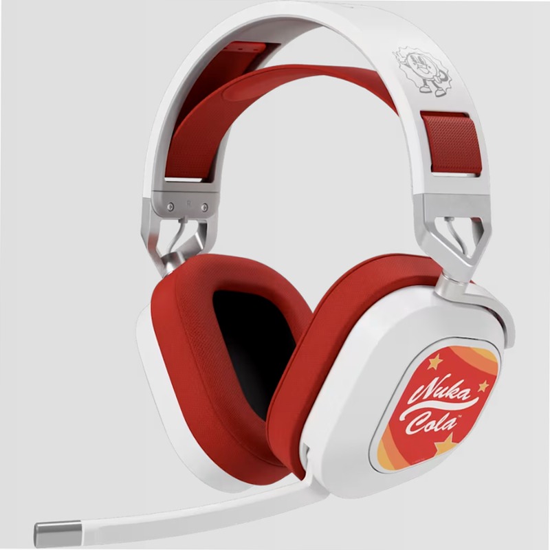 HS80 RGB Nuka-Cola™ - Connessione Wireless e Microfono di Alta Qualità Bianco