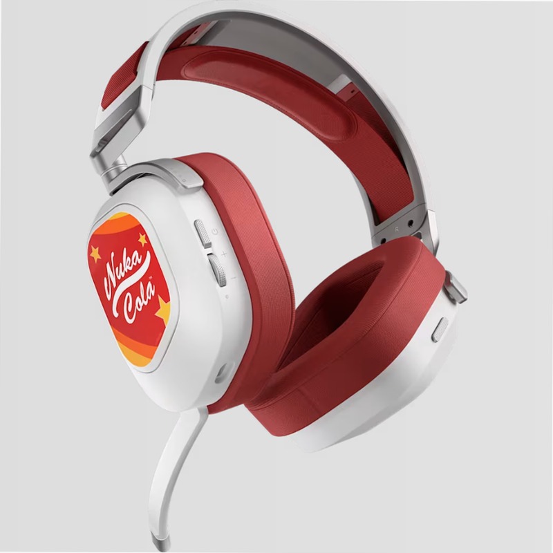 HS80 RGB Nuka-Cola™ - Connessione Wireless e Microfono di Alta Qualità Bianco