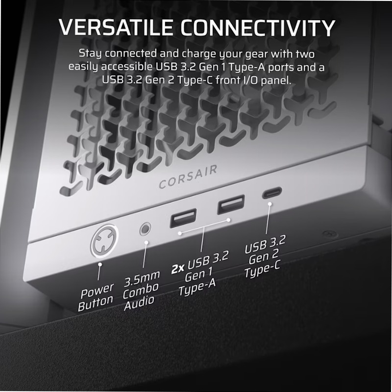 Case PC mid-tower modulare FRAME 4000D RS - Bianco
