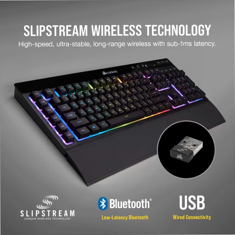Tastiera Gaming K57 RGB Wireless