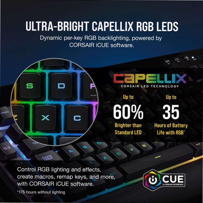 Tastiera Gaming K57 RGB Wireless