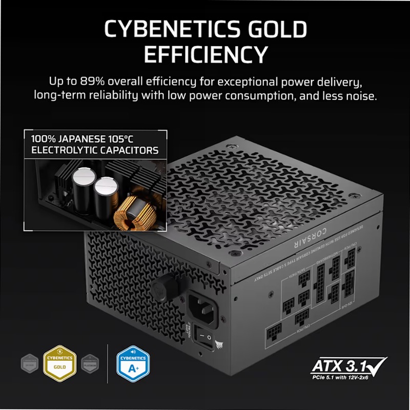 Alimentatore ATX interamente modulare RM750x SHIFT (UE)