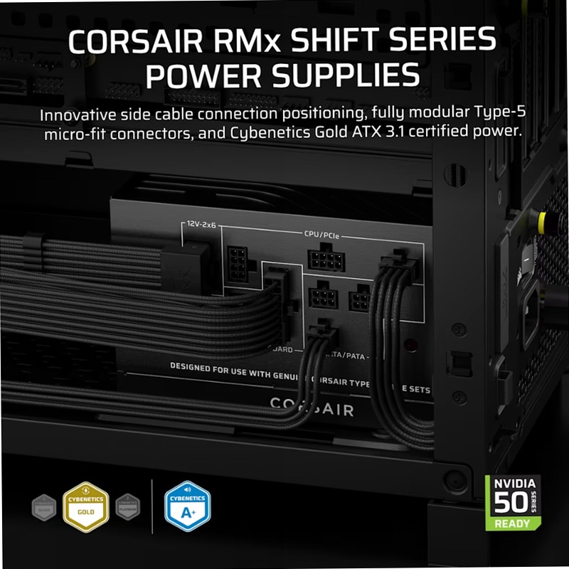 Alimentatore ATX interamente modulare RM750x SHIFT (UE)