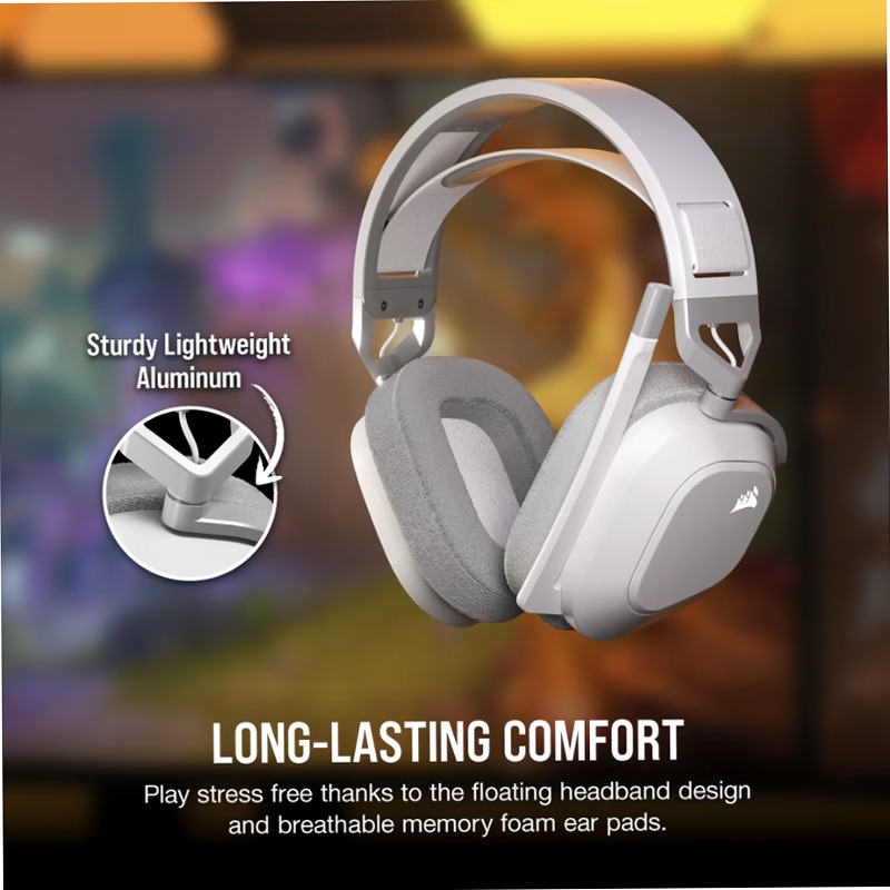 Cuffia Gaming HS80 MAX - Bianco