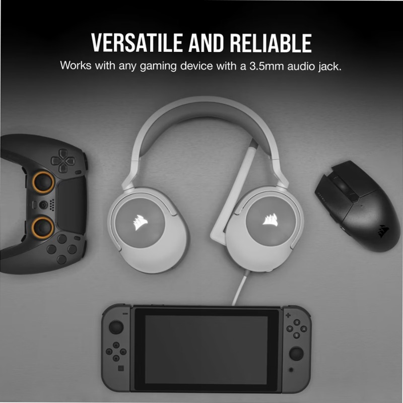 Cuffia Gaming HS55 STEREO - Bianco