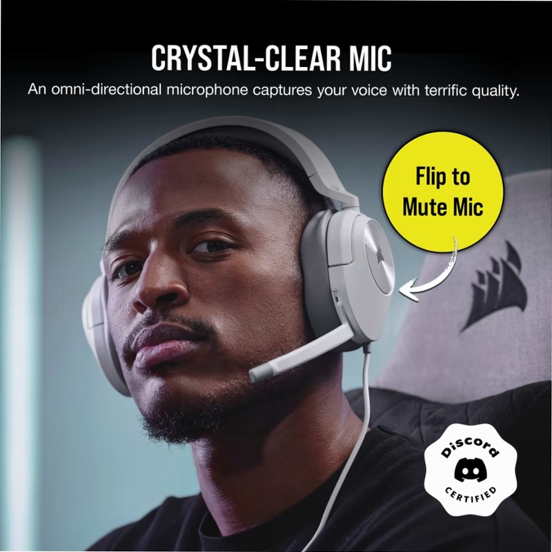 Cuffia Gaming HS55 STEREO - Bianco