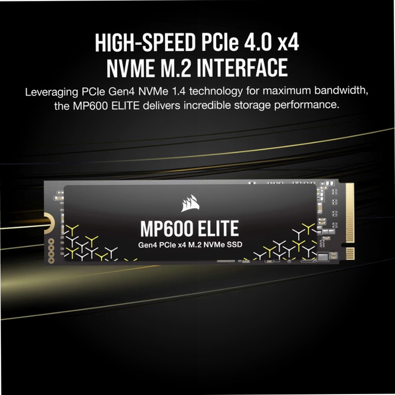SSD M.2 NVMe 1.4 PCIe Gen4 x4 MP600 ELITE da 2 TB