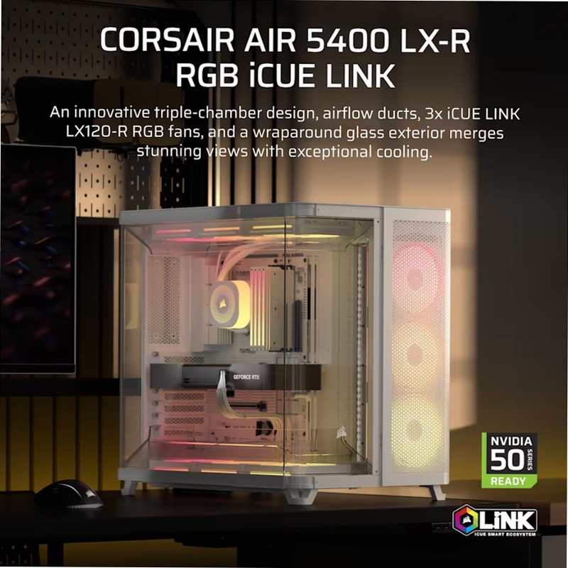 Case PC Mid-Tower AIR 5400 LX-R RGB 3