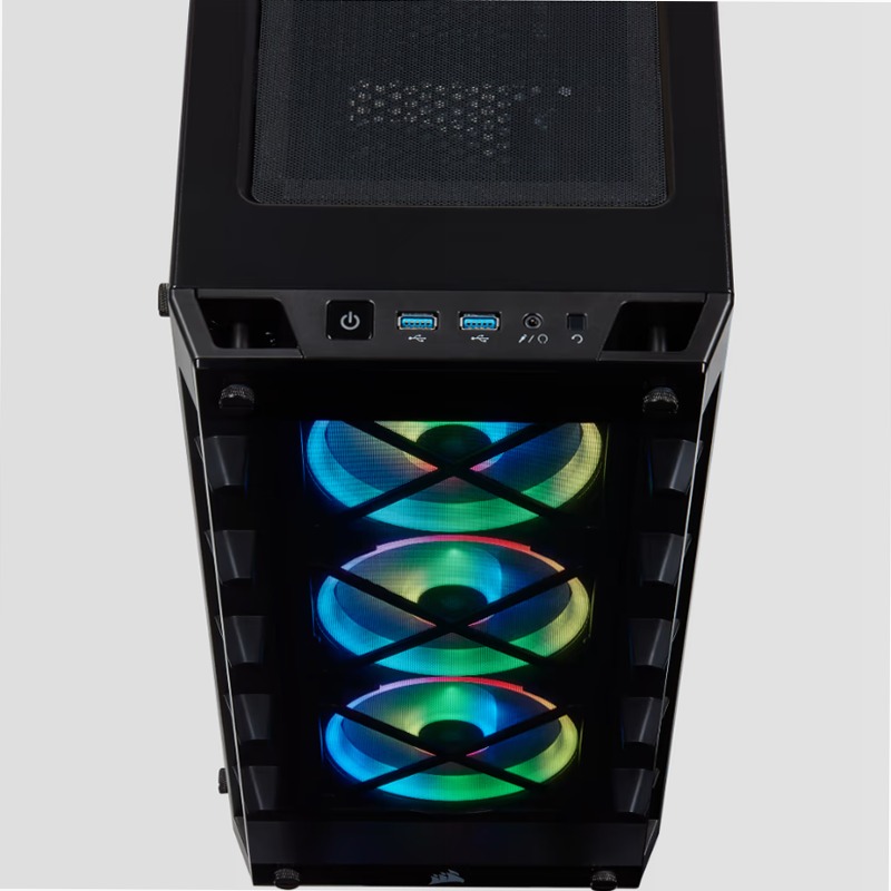 Smart case mid-tower ATX iCUE 465X RGB — nero