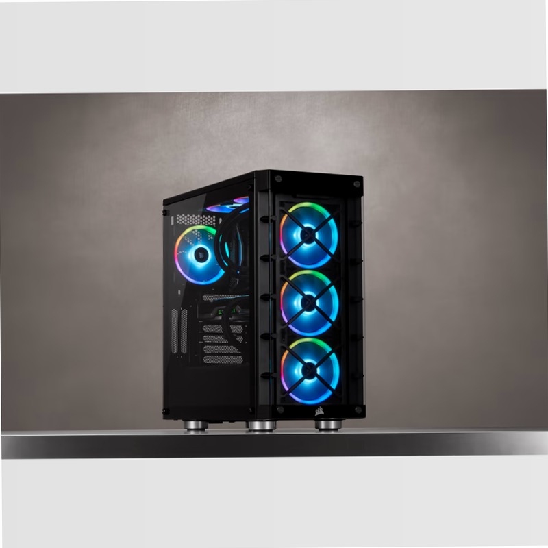 Smart case mid-tower ATX iCUE 465X RGB — nero