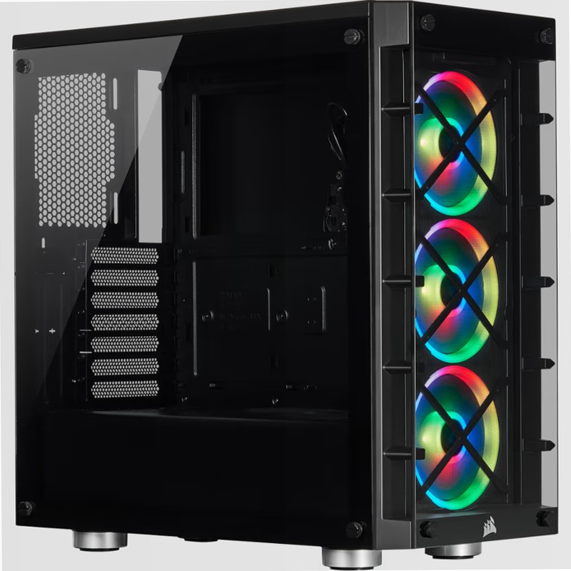 Smart case mid-tower ATX iCUE 465X RGB — nero