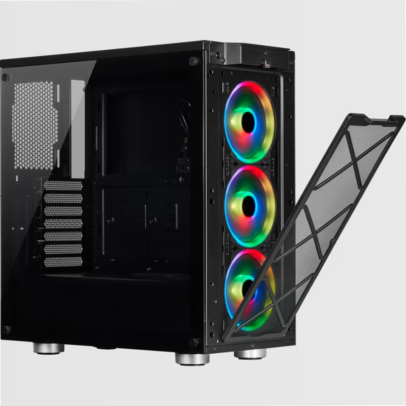 Smart case mid-tower ATX iCUE 465X RGB — nero