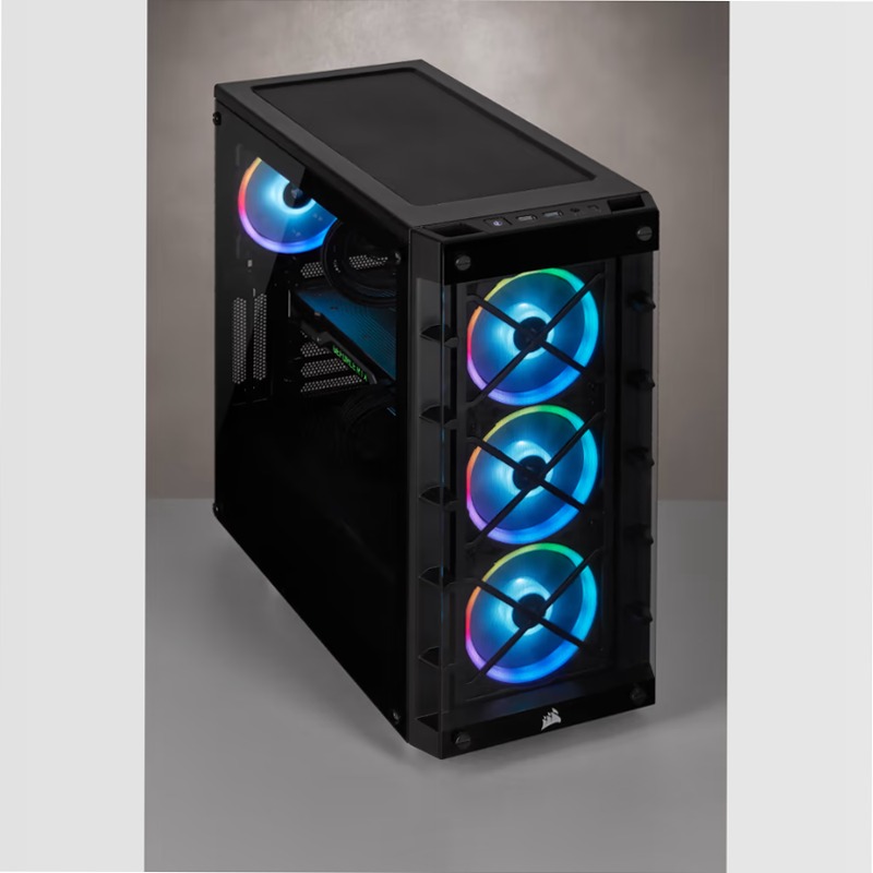 Smart case mid-tower ATX iCUE 465X RGB — nero