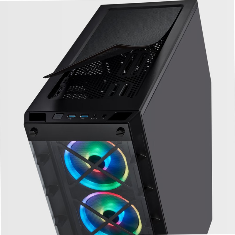 Smart case mid-tower ATX iCUE 465X RGB — nero