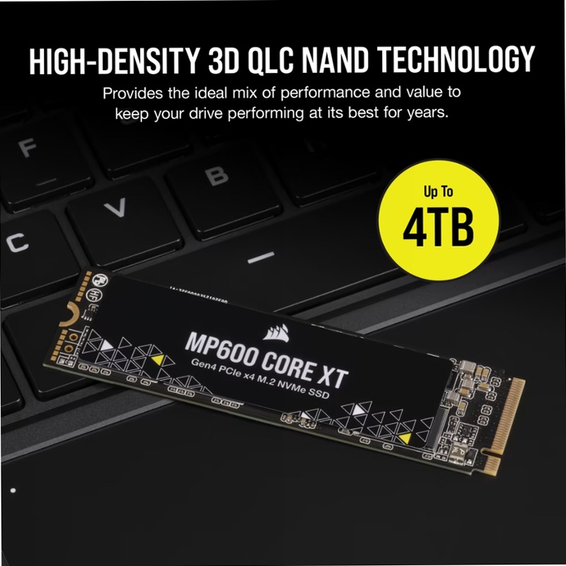 SSD M.2 NVMe 1.4 PCIe Gen4 x4 MP600 CORE XT da 1 TB