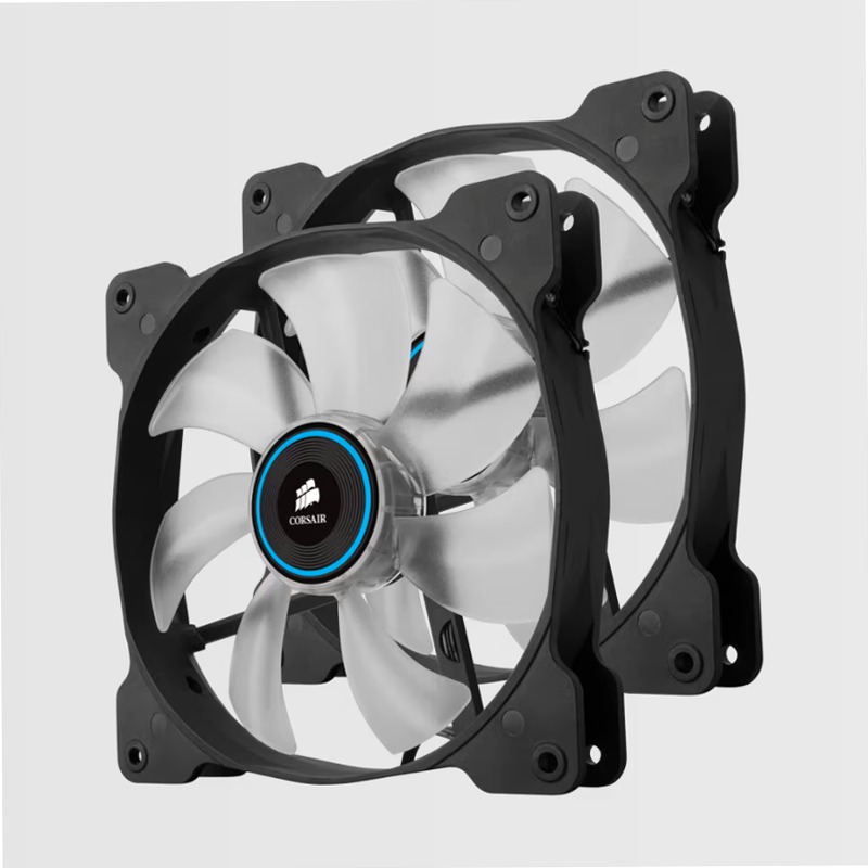 Air Series™ SP140 LED Blue High Static Pressure Fan Twin Pack 140mm