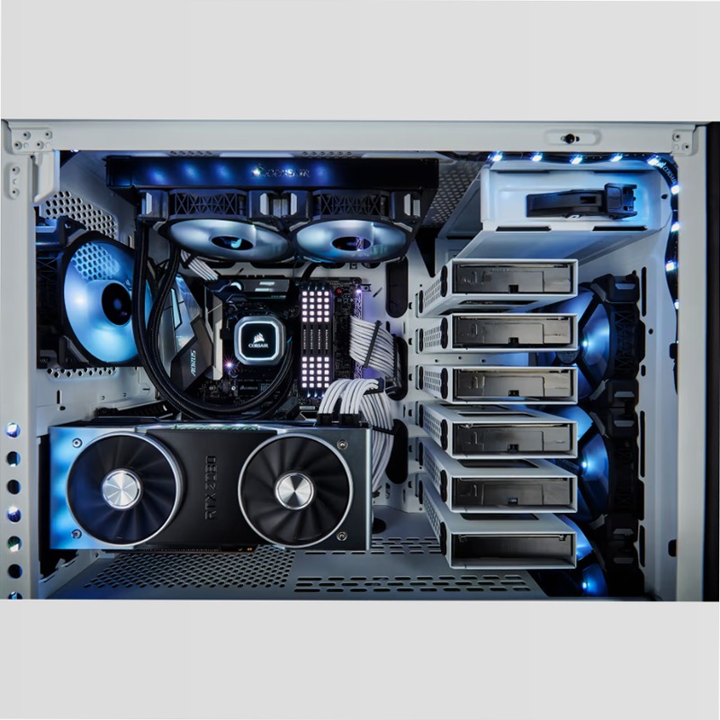 Case Carbide Series 678C in vetro temprato a bassa rumorosità - Bianco