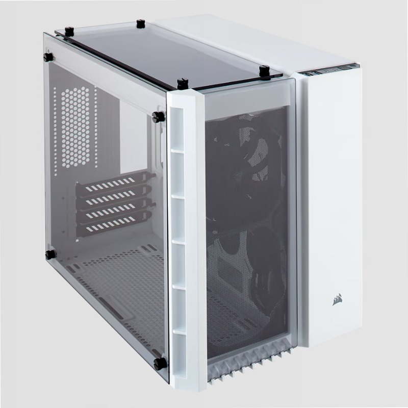 Case Micro ATX Crystal Series 280X in vetro temprato - Bianco