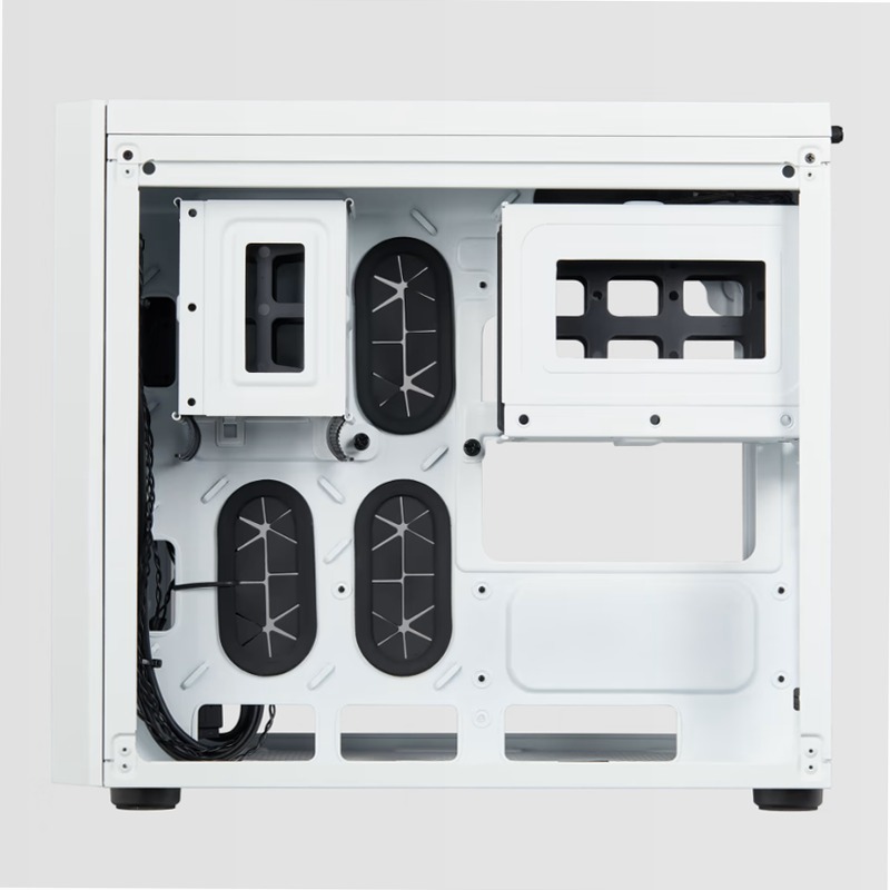 Case Micro ATX Crystal Series 280X in vetro temprato - Bianco