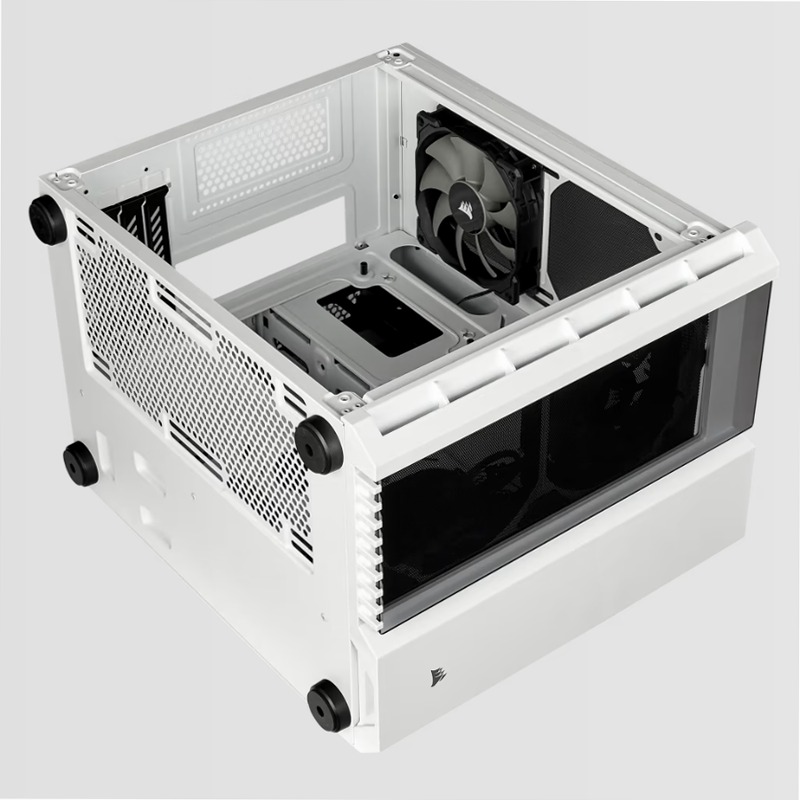 Case Micro ATX Crystal Series 280X in vetro temprato - Bianco