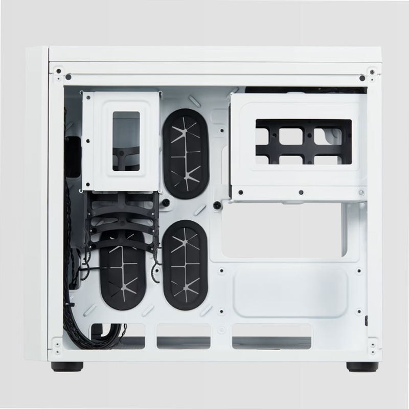 Case Micro ATX Crystal Series 280X in vetro temprato - Bianco