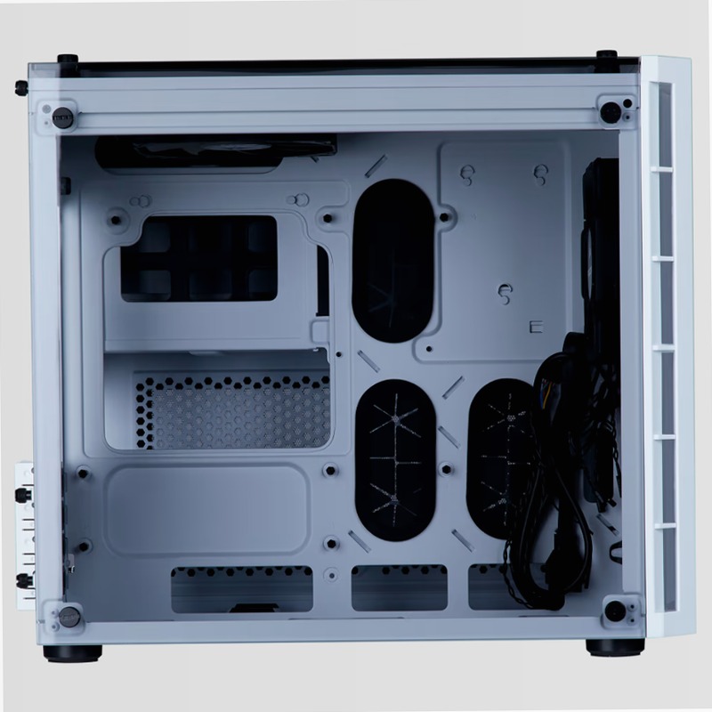 Case Micro ATX Crystal Series 280X in vetro temprato - Bianco