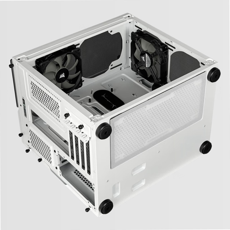 Case Micro ATX Crystal Series 280X in vetro temprato - Bianco