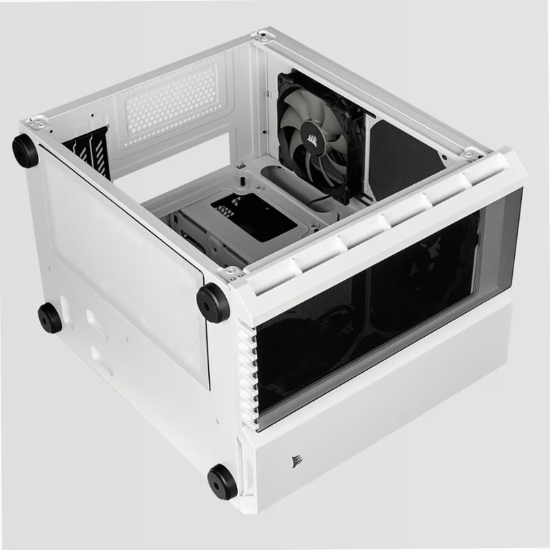 Case Micro ATX Crystal Series 280X in vetro temprato - Bianco