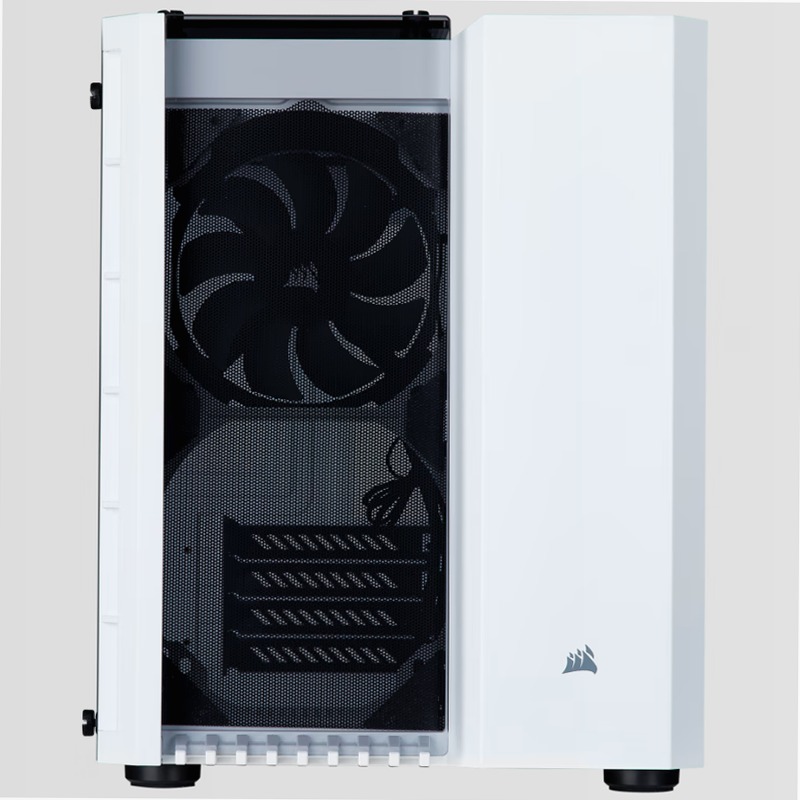 Case Micro ATX Crystal Series 280X in vetro temprato - Bianco