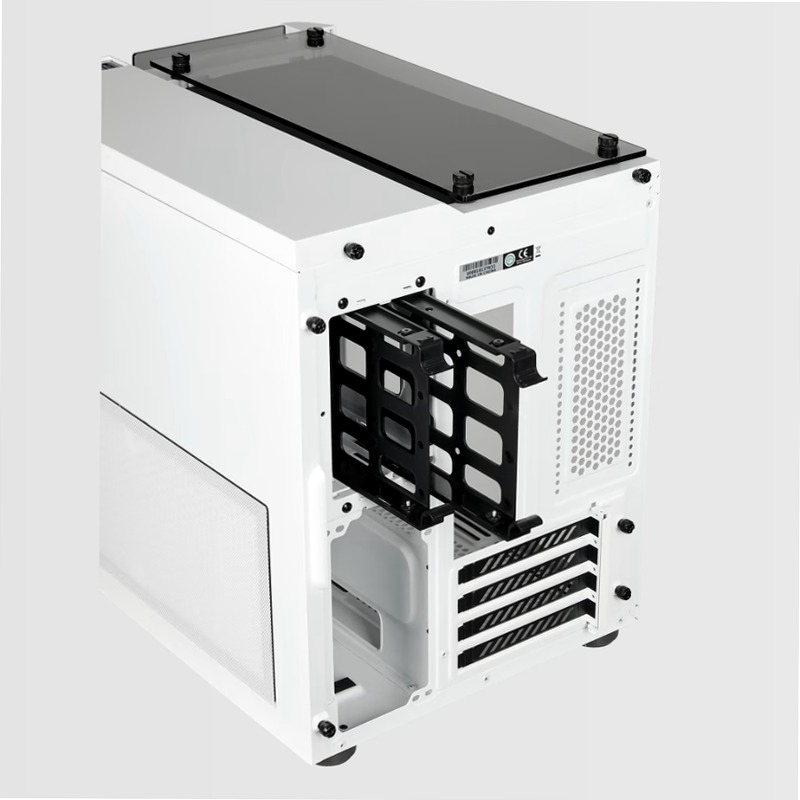 Case Micro ATX Crystal Series 280X in vetro temprato - Bianco
