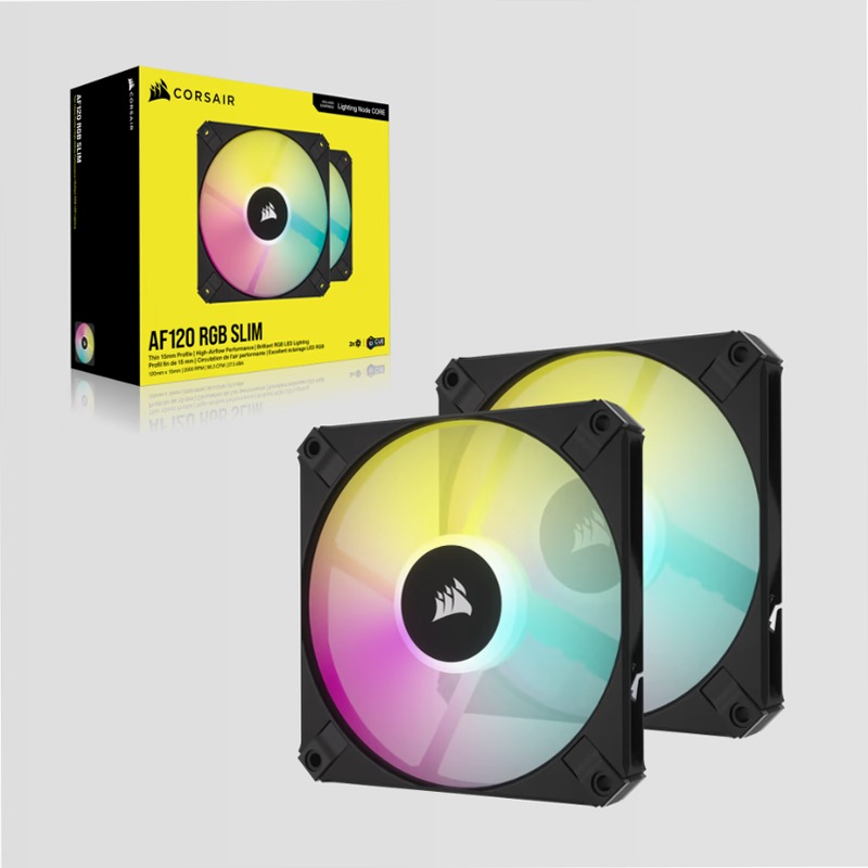 Ventola PWM iCUE AF120 RGB SLIM da 120 mm 120mm