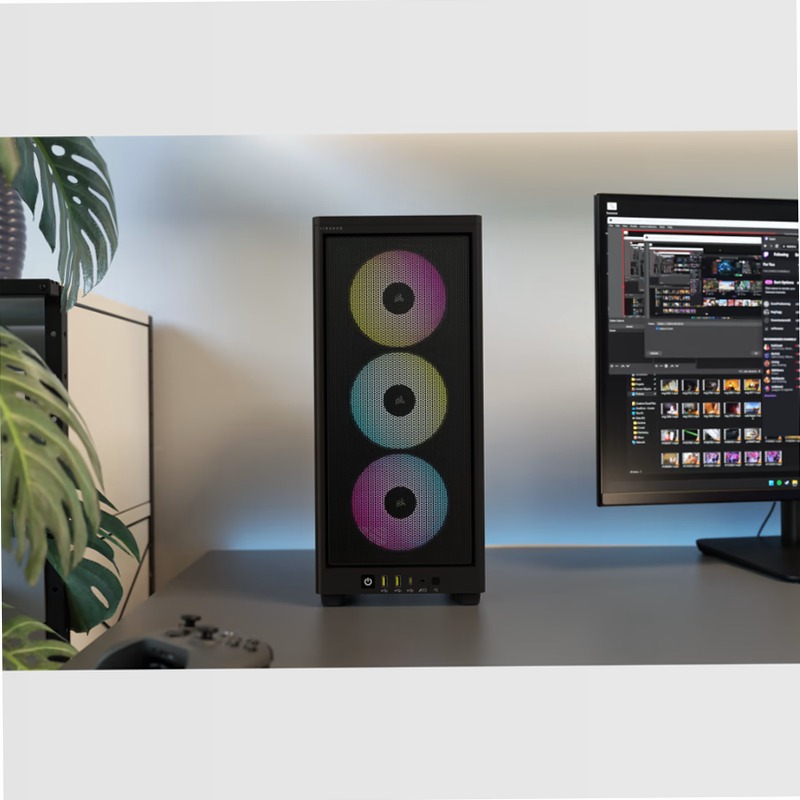 Case PC Mini-ITX 2000D RGB AIRFLOW - Nero Aria