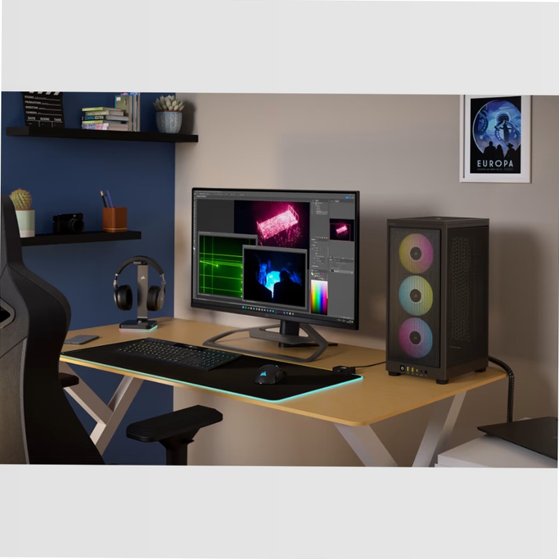 Case PC Mini-ITX 2000D RGB AIRFLOW - Nero Aria