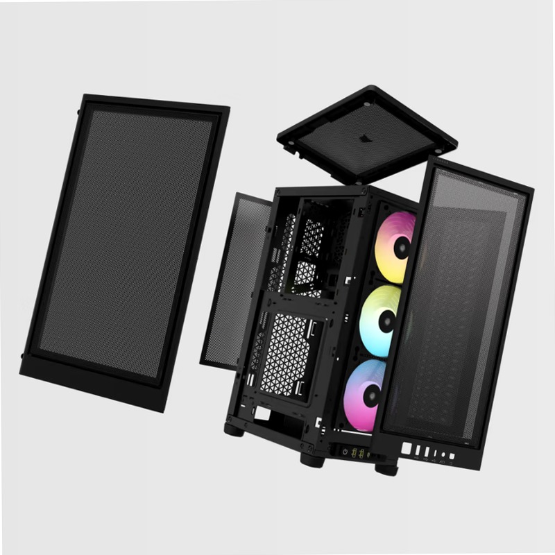 Case PC Mini-ITX 2000D RGB AIRFLOW - Nero Aria