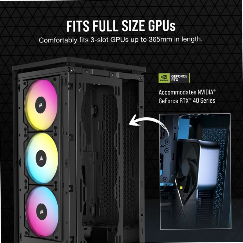 Case PC Mini-ITX 2000D RGB AIRFLOW - Nero Aria