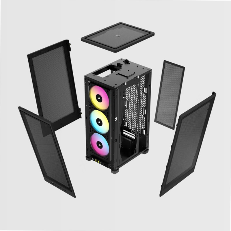 Case PC Mini-ITX 2000D RGB AIRFLOW - Nero Aria