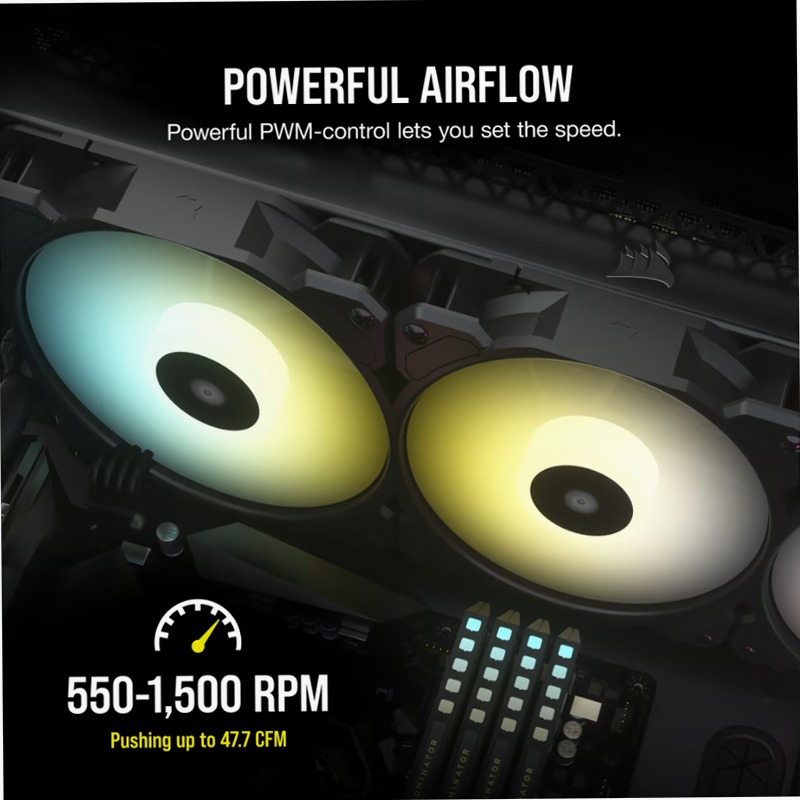 Ventola PWM iCUE SP120 RGB ELITE Performance
