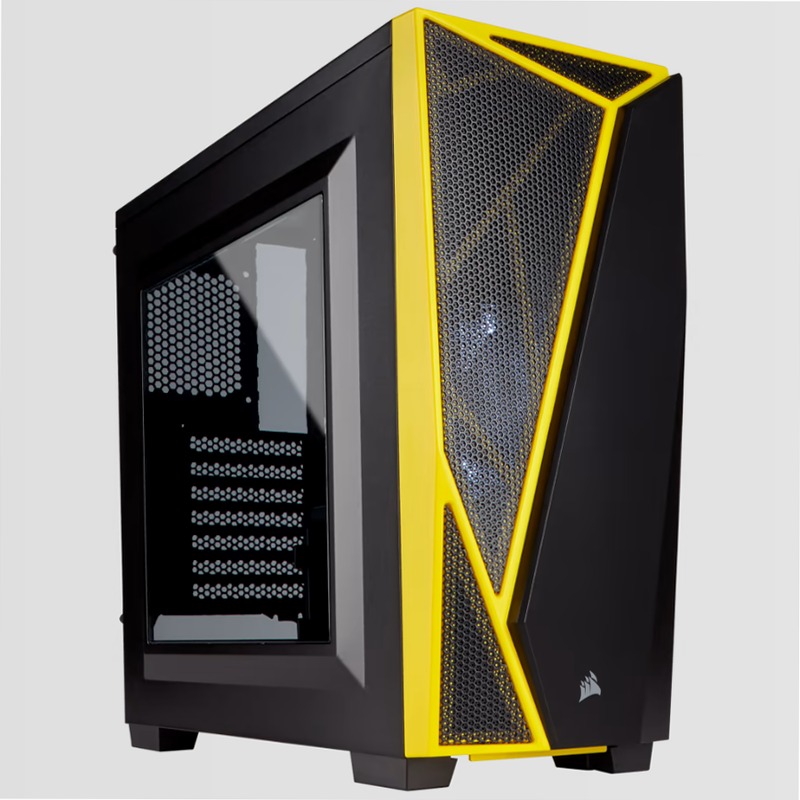 Case Gaming Carbide Series™ SPEC-04 Mid-Tower — Nero/Giallo