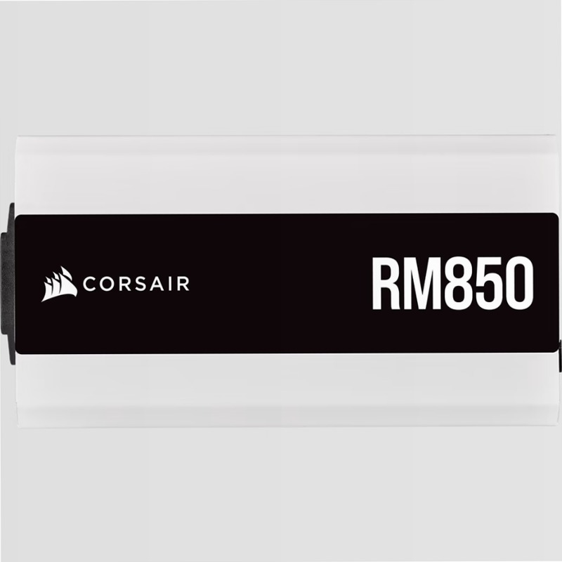 Alimentatore ATX RM White Series interamente modulare RM850 da 850 Watt con certificazione 80 PLUS Gold