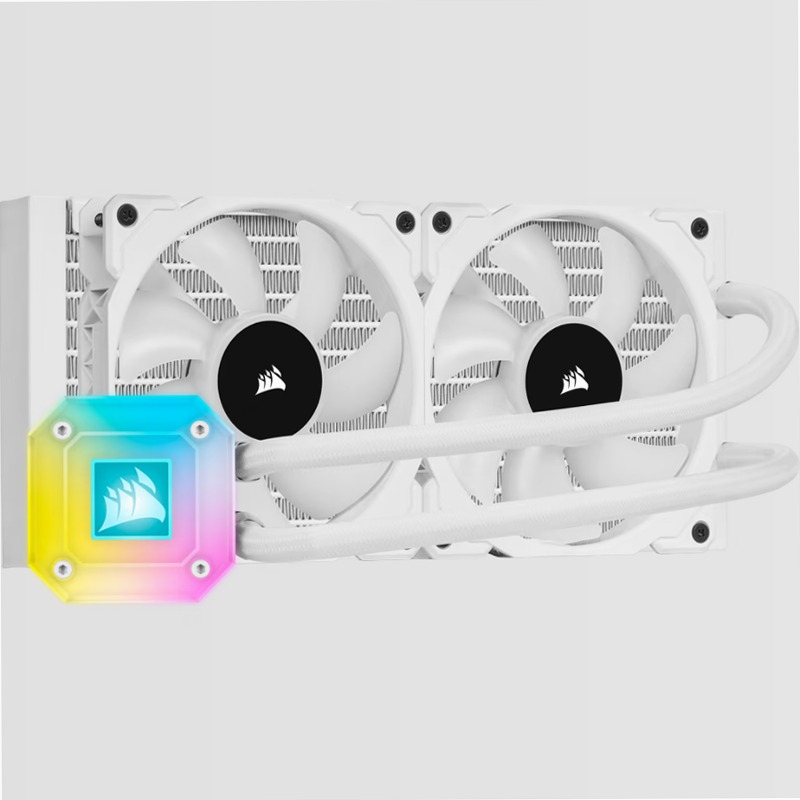 Dissipatore a Liquido iCUE H100i ELITE CAPELLIX — Bianco