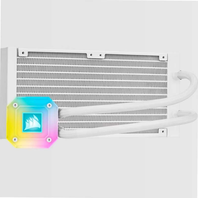 Dissipatore a Liquido iCUE H100i ELITE CAPELLIX — Bianco