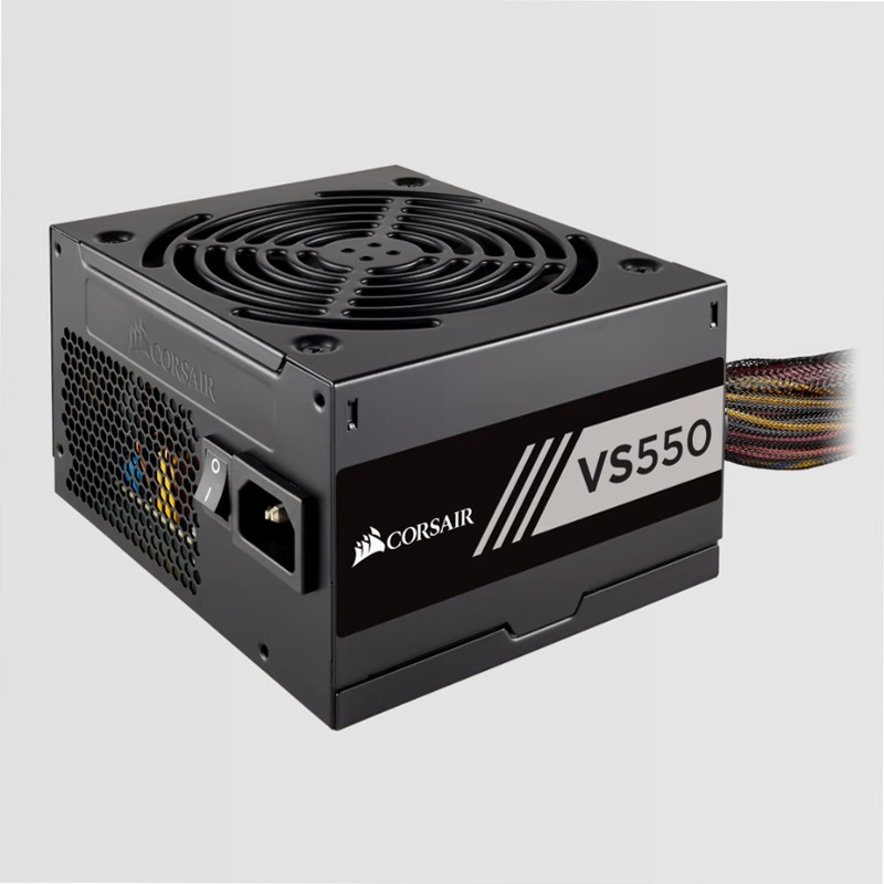 Alimentatore VS Series™ VS550 certificato 80 PLUS® da 550 Watt bianco (EU) Non modulare