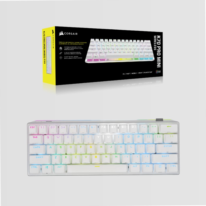 K70 PRO MINI WIRELESS 60% Mechanical CHERRY MX Speed Switch Keyboard