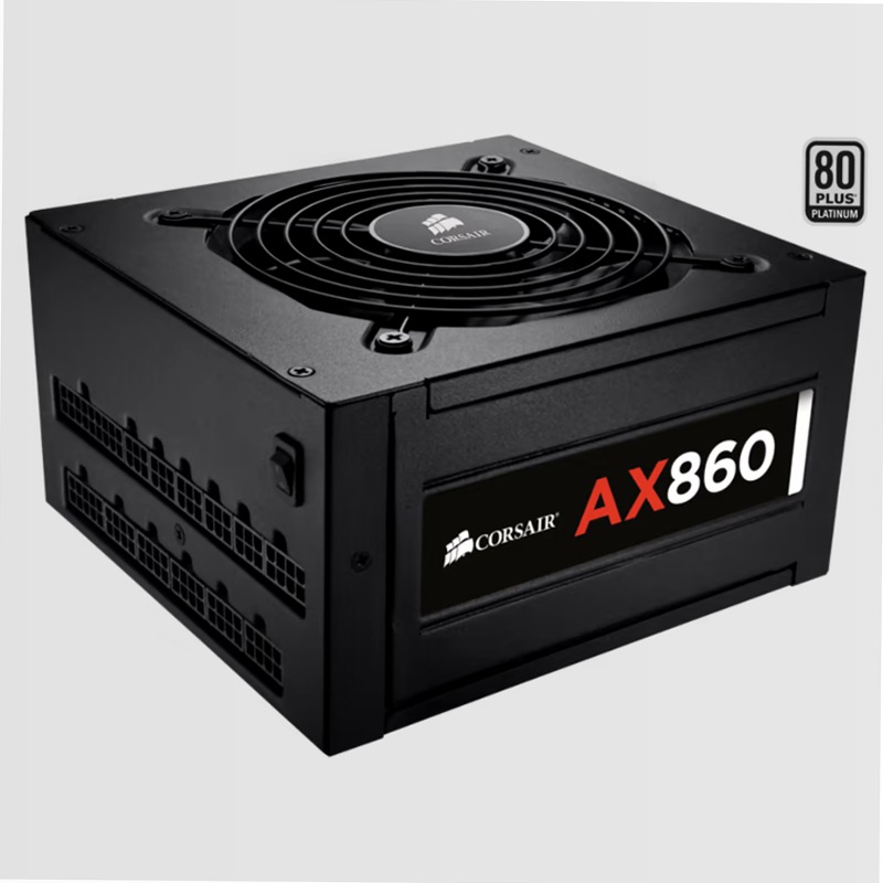 Alimentatore AX860 ATX — Unità di alimentazione completamente modulare con certificazione 80 PLUS® PLATINUM