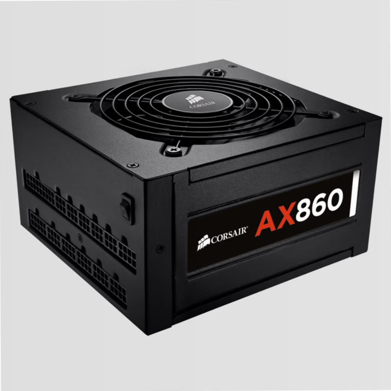Alimentatore AX860 ATX — Unità di alimentazione completamente modulare con certificazione 80 PLUS® PLATINUM