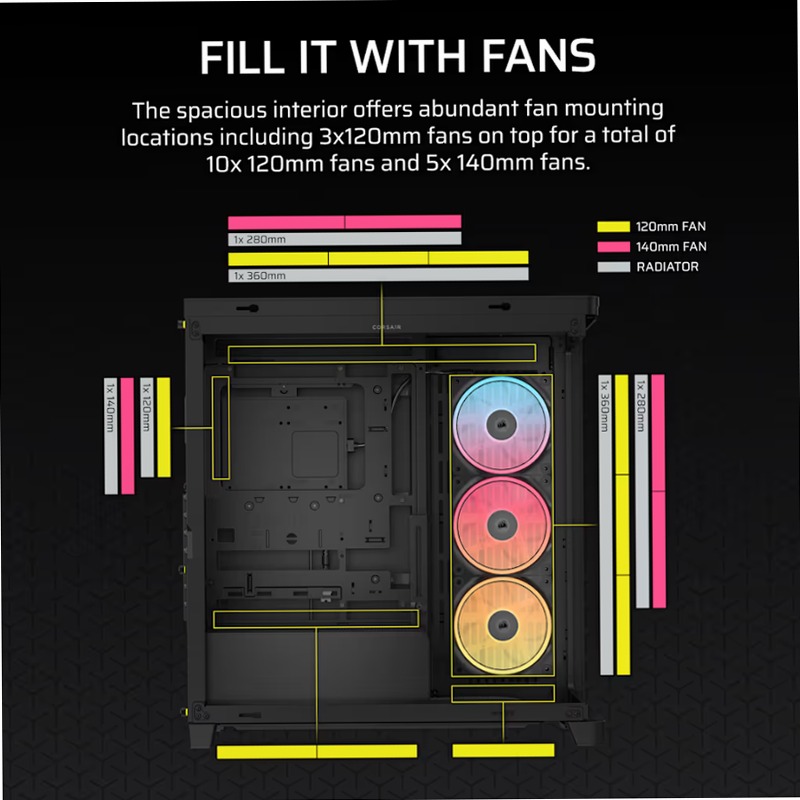 Case PC Mid-Tower LX-R RGB