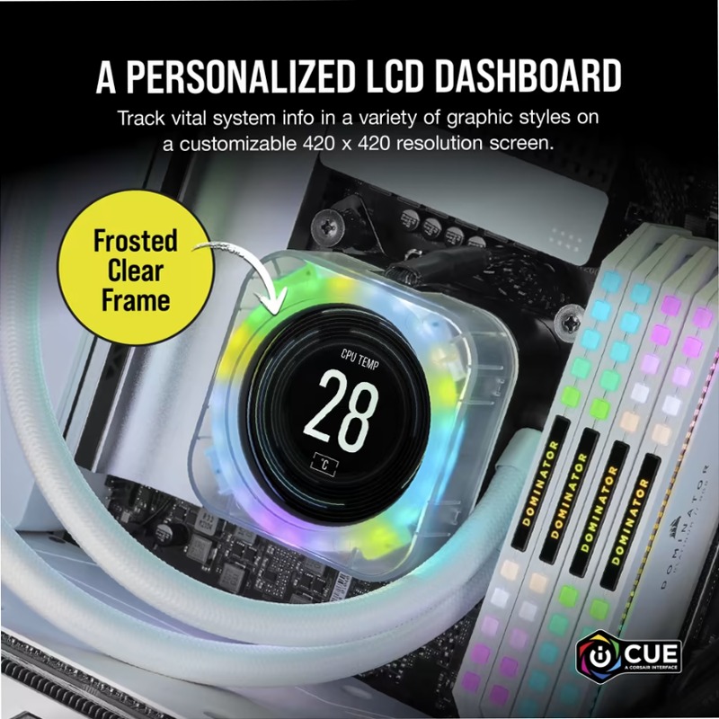 Aggiorna il tuo cooler iCUE ELITE con display LCD
