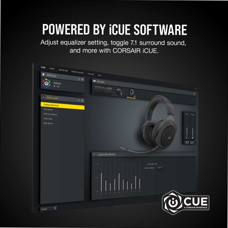Cuffia Gaming HS70 PRO WIRELESS - Corsoir Beige