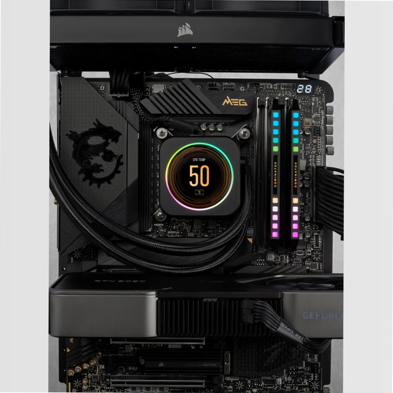 DOMINATOR® PLATINUM RGB 32GB (2x16GB) DDR5 DRAM 6400MT/s CL32