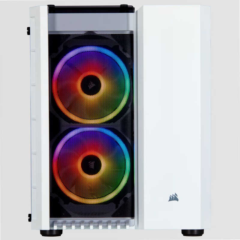 Case Micro ATX Crystal Series 280X RGB in vetro temprato - Bianco